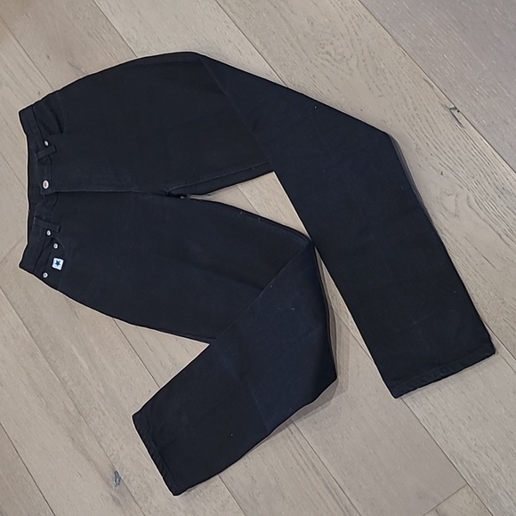 EUC Vintage Rockies Jean Women's sz 30L Slim Black High Rise Boot Cut Denim Jean - Picture 1 of 10